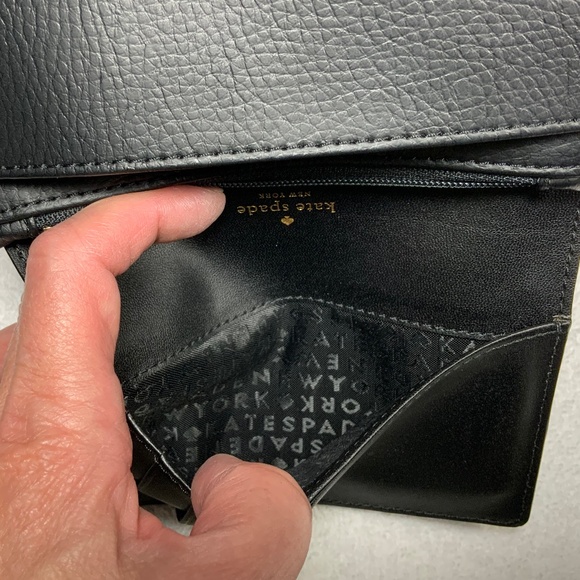 ♠️ Kate Spade New York Dina Sanders Place Pebbled Bifold Leather Wallet - Picture 6 of 10